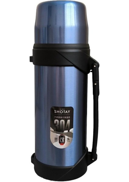 Shotay Çelik Termos 1200ML Mavi