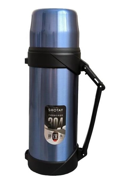 Shotay Çelik Termos 1200ML Mavi
