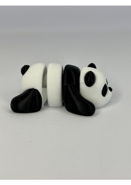 Mini Panda 3D Hayvan Figürü - Eklemleri Hareketli