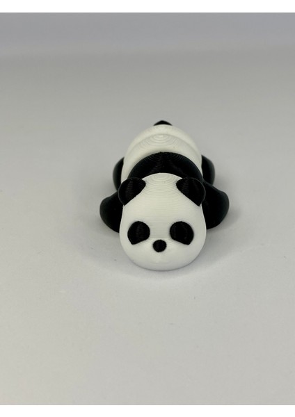 Mini Panda 3D Hayvan Figürü - Eklemleri Hareketli