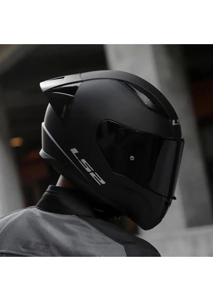Rapid 2 Mat Siyah Full Face Motosiklet Kaskı Siyah Vizörlü Race fiyatları