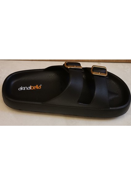 Akınal Bella Çift Tokalı Günlük Terlik Kadın Ortopedik fırsatları