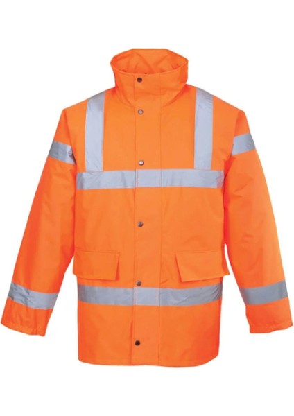 Parka Kapitone Turuncu Xxl