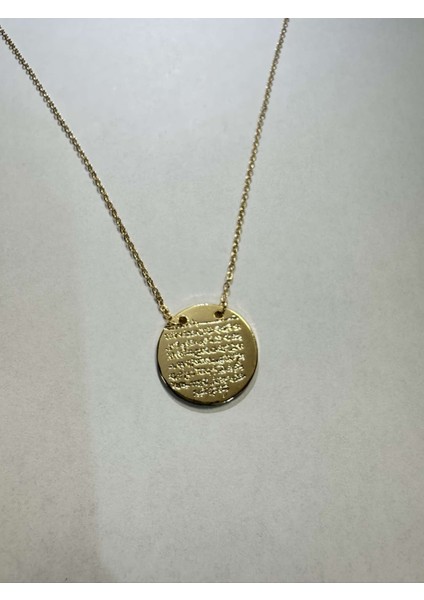 Ayetel Kursi Kadın Kolye Gold fiyatları