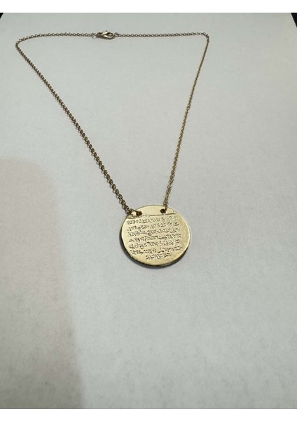 Ayetel Kursi Kadın Kolye Gold modelleri