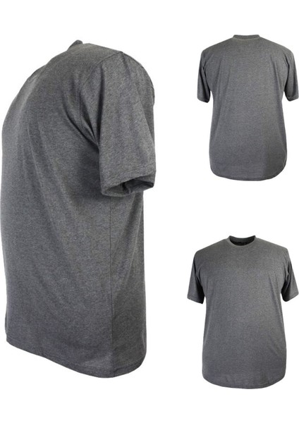 Erkek 72 KILO-200 Kilo Arası Için Uygun Bisiklet Yaka Süprem Düz Tişört Lacivert fiyatları