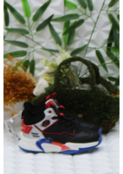 Cool London Siyah Kırmızı Rahat Çocuk Basketbol Ayakkabısı fiyatları