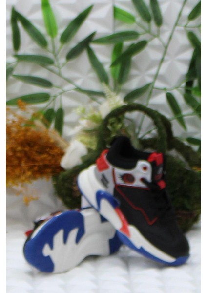 Cool London Siyah Kırmızı Rahat Çocuk Basketbol Ayakkabısı indirimleri