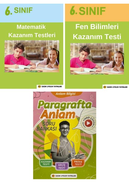 6. Sınıf Matematik - Fen Bilimleri Tarama Testi Sınavları - Paragraf Soru Bankası