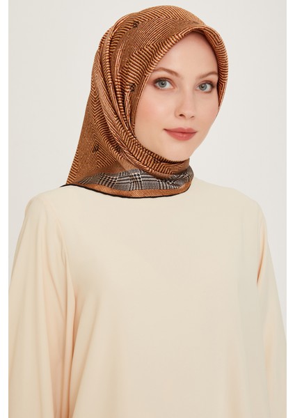 Yeni Sezon - 2024 Sonbahar Kış - Dj Saf Ipek Eşarp 9252D01 (S) ( Sura)- 03707