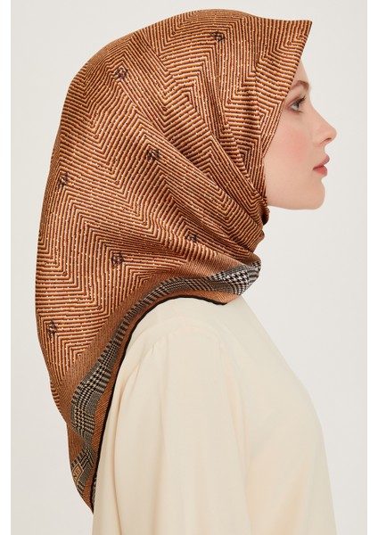 Yeni Sezon - 2024 Sonbahar Kış - Dj Saf Ipek Eşarp 9252D01 (S) ( Sura)- 03707 modelleri