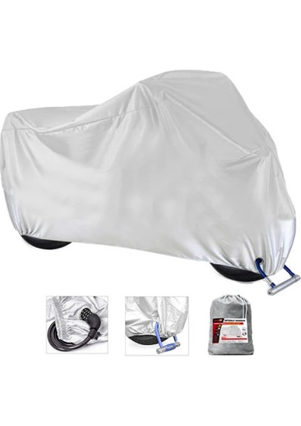 Honda Xr 250 R Için Kilit Uyumlu Motosiklet Branda, Güvenli, Su Geçirmez Dayanıklı Kumaş