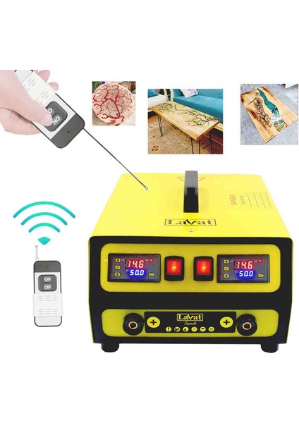 Lichtenberg Ahşap Yakma Makinesi Spark Pro. Uzaktan Kumandalı