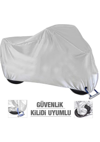 Mondial Kd 125 F Cbs Için Kilit Uyumlu Motosiklet Branda, Güvenli, Su Geçirmez Dayanıklı Kumaş