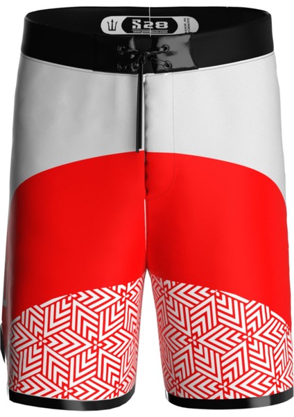 Rushy Red Boardshort