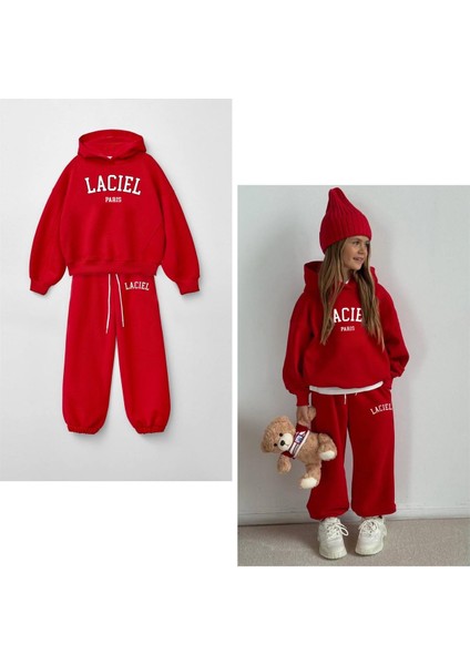 Unisex Çocuk Slogan Desenli Eşofman Takımı indirimleri