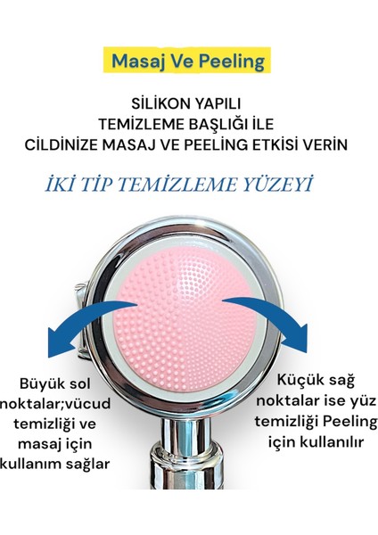 Kireç Önleyici,filtreli ve Masaj Özellikli Duş Takımı