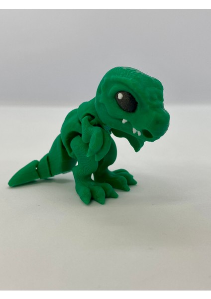 Mini T-Rex 3D Dinazor Figürü - Eklemleri Hareketli