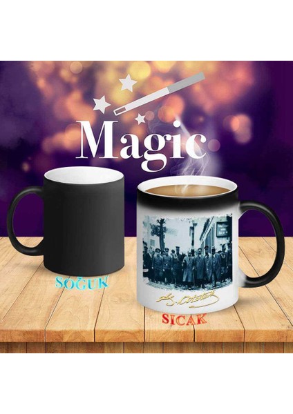 Atatürk'ün Karşıya Geçişi Sihirli Kupa Bardak-ataturk745 fiyatları