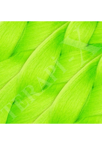 Örgülük Saç Tek Renk Fıstık Yeşili ( 100 gr )