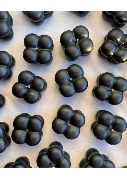 10'lu Siyah Mini Bubble Mum