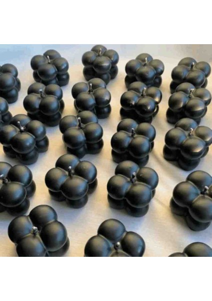 10'lu Siyah Mini Bubble Mum fiyatları