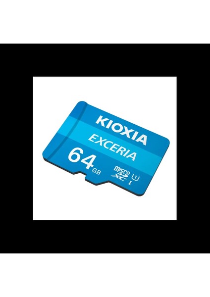 Kıoxıa 64GB Exceria, LMEX1L064GG2, Uhs-1, CL10, 100MB/S, Microsd Kart Bellek (Sd Adaptörlü)