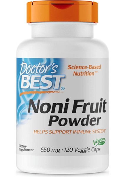 Noni Fruit 650 mg 120 Veggie Capsul