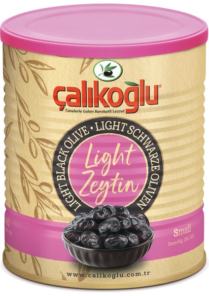 Doğal Light Siyah Zeytin 400 gr (291-320) S