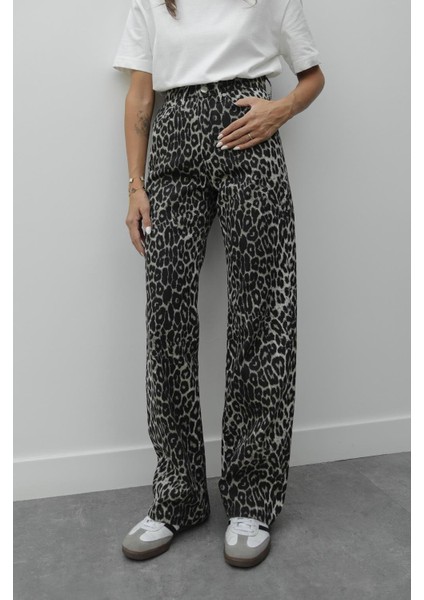 Rio Leopar Desenli Jean fiyatları