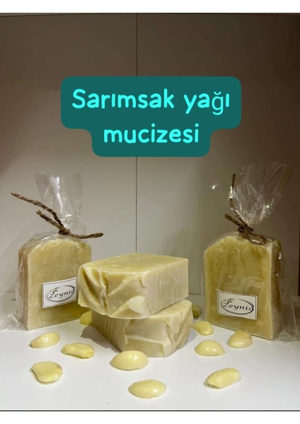 Sarımsak Yağlı Zeytinyağı Sabunu(3 Adet)