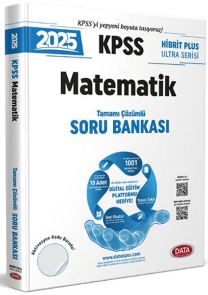 2025 KPSS Hibrit Plus Ultra Serisi Matematik Soru Bankası - Karekod Çözümlü