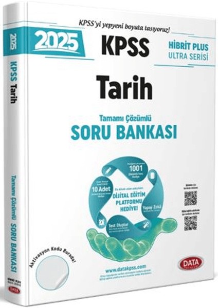 2025 KPSS Hibrit Plus Ultra Serisi Tarih Soru Bankası - Karekod Çözümlü