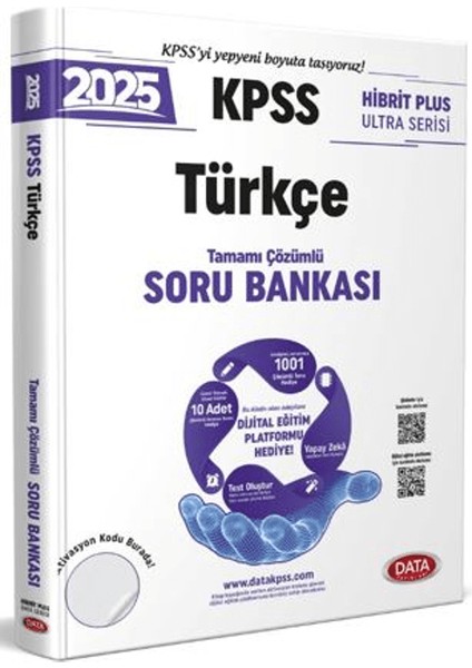 2025 KPSS Hibrit Plus Ultra Serisi Türkçe Soru Bankası - Karekod Çözümlü