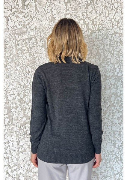 Kadın Fiyonk Desenli Kazak 5192 fırsatları