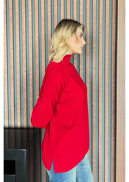 Kadın Yarım Balıkçı Salaş Kazak 4964 modelleri