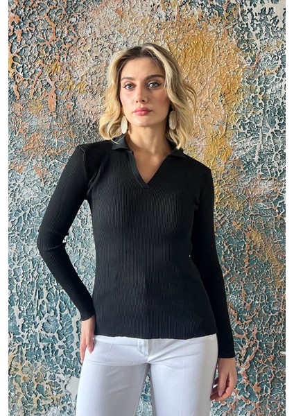 Kadın Polo Kazak 5313