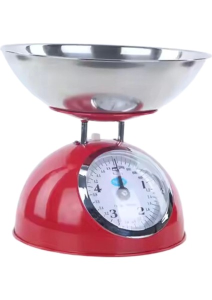 Paslanmaz Çelik 5 kg Kapasiteli Mekanik İnce Ayar Terazi Hassas ve Dayanıklı Tartım Alithestereo