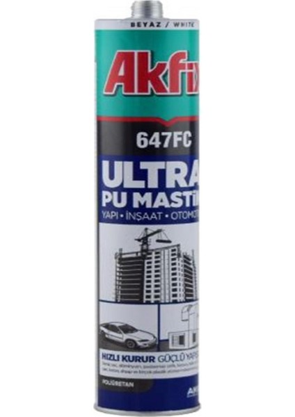 Pu Mastik Otomotiv Yapı 280 Ml Beyaz P6 Aa472