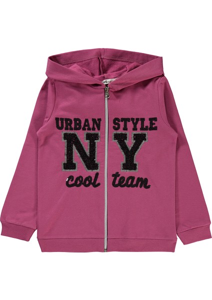 Kız Çocuk Hırka 10-13 Yaş Leylak Pusu