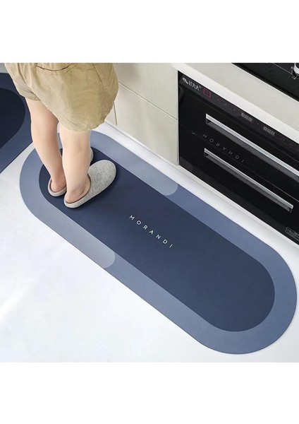 Paspas Banyo Paspası Su Emici Mutfak Koridor Paspas Kaymaz Tabanlı 40CM - 120CM Yuvarlak
