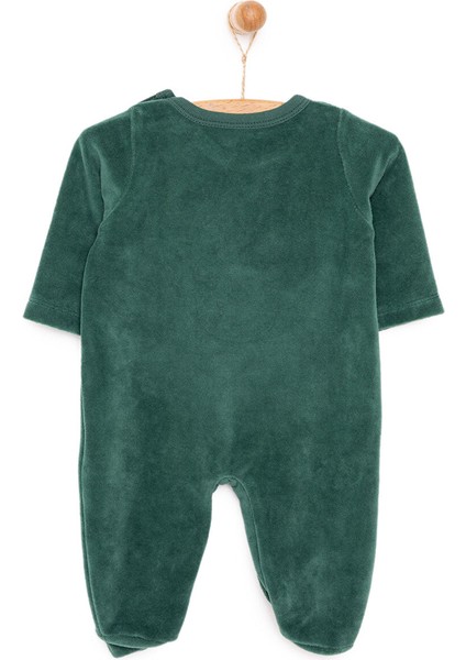 Yenidoğan Unisex Nakışlı Kadife Patikli Tulum Unisex fiyatları