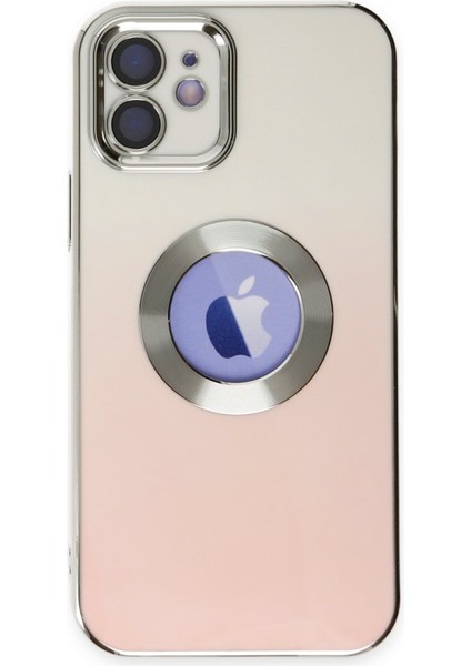 Apple iPhone 12 Kılıf Kamera Korumalı Logo Gösteren Silikon Best Kapak