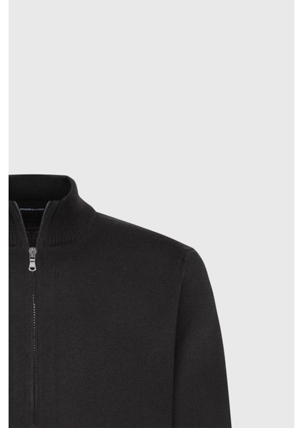 Anti-Pilling Tüylenme Yapmayan Standart Fit Normal Kesim Dik Yaka Triko Hırka fiyatları