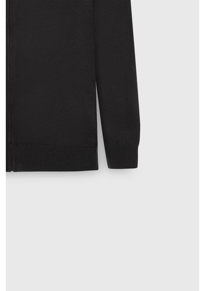 Anti-Pilling Tüylenme Yapmayan Standart Fit Normal Kesim Dik Yaka Triko Hırka modelleri