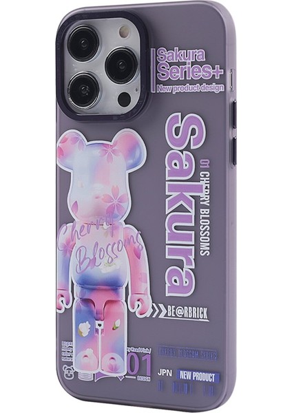 Apple iPhone 13 Pro Kılıf Soft ve Pastel Renkli Desenli Silikon Prada Kapak