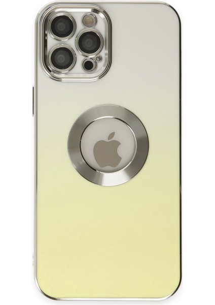 Apple iPhone 12 Pro Max Kılıf Kamera Korumalı Logo Gösteren Silikon Best Kapak