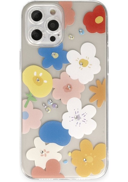 Apple iPhone 12 Pro Max Kılıf Düşmelere Karşı Dayanıklı Modern Tasarımlı Silikon Lucky Kapak
