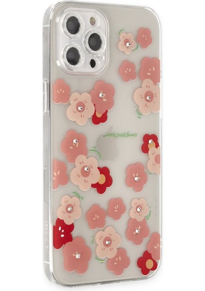 Apple iPhone 12 Pro Max Kılıf Düşmelere Karşı Dayanıklı Modern Tasarımlı Silikon Lucky Kapak