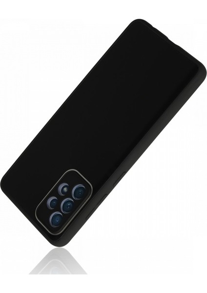 Samsung Galaxy A72 Kılıf Kamera Korumalı Arkası 9h Temperli Cam Yüzey Soft Tasarım Glass Kapak
